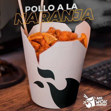 Pollo naranja