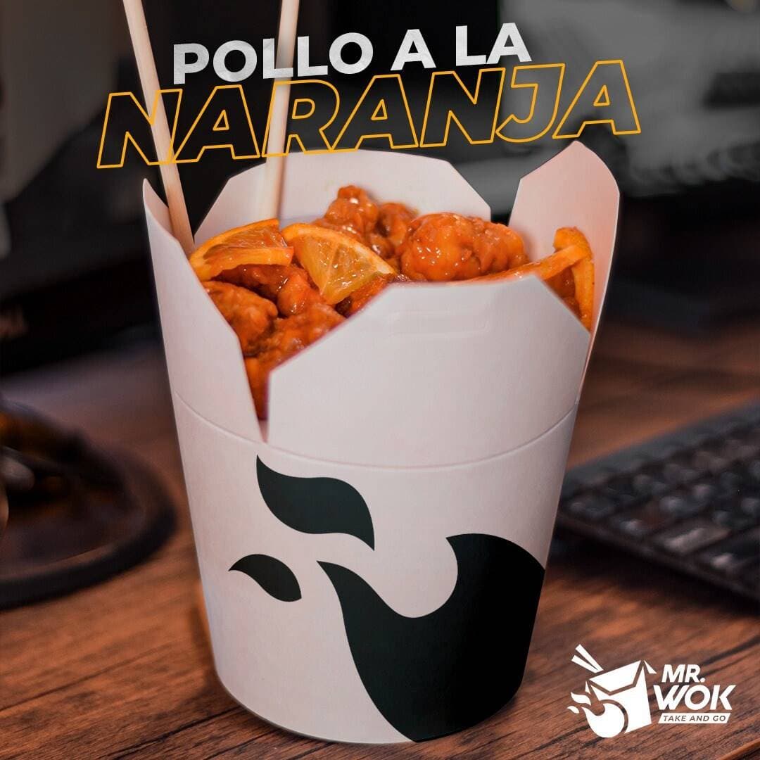 Pollo naranja