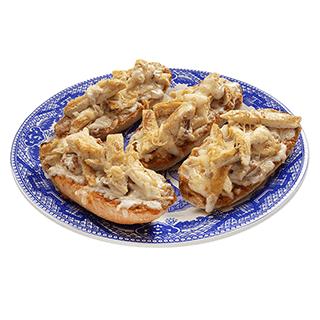 Molletzza de Pollo al Parmesano