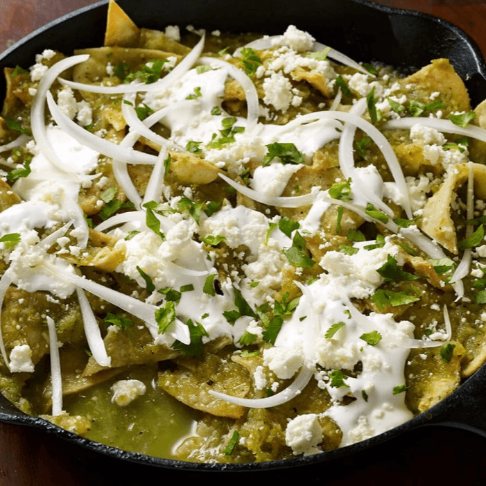 Chilaquiles Verdes Solos +