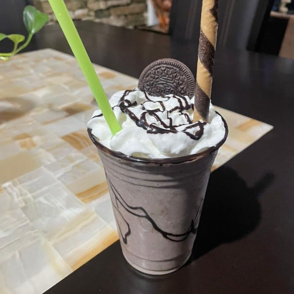 malteada de galleta oreo