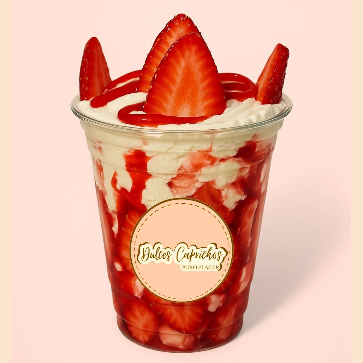 Fresa con Crema 16 Oz