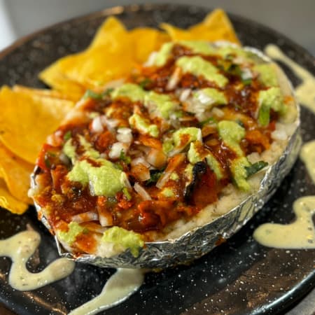 Papa Rellena de Árabe