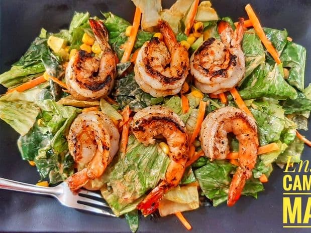 Ensalada Camarones Piña