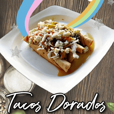 Tacos dorados de papa