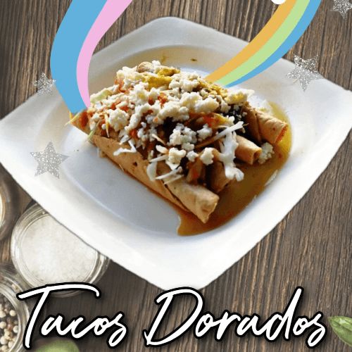 Tacos dorados de papa