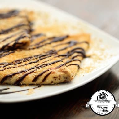Crepa de Cajeta con Fruta
