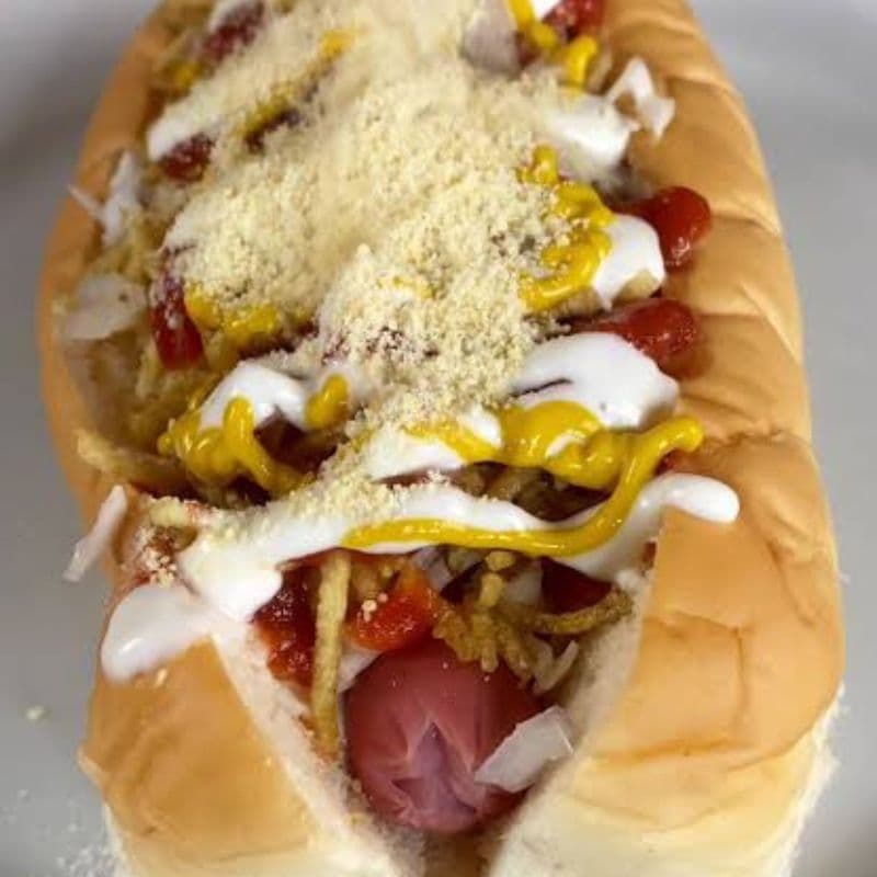 Perro POLLO Gratinado