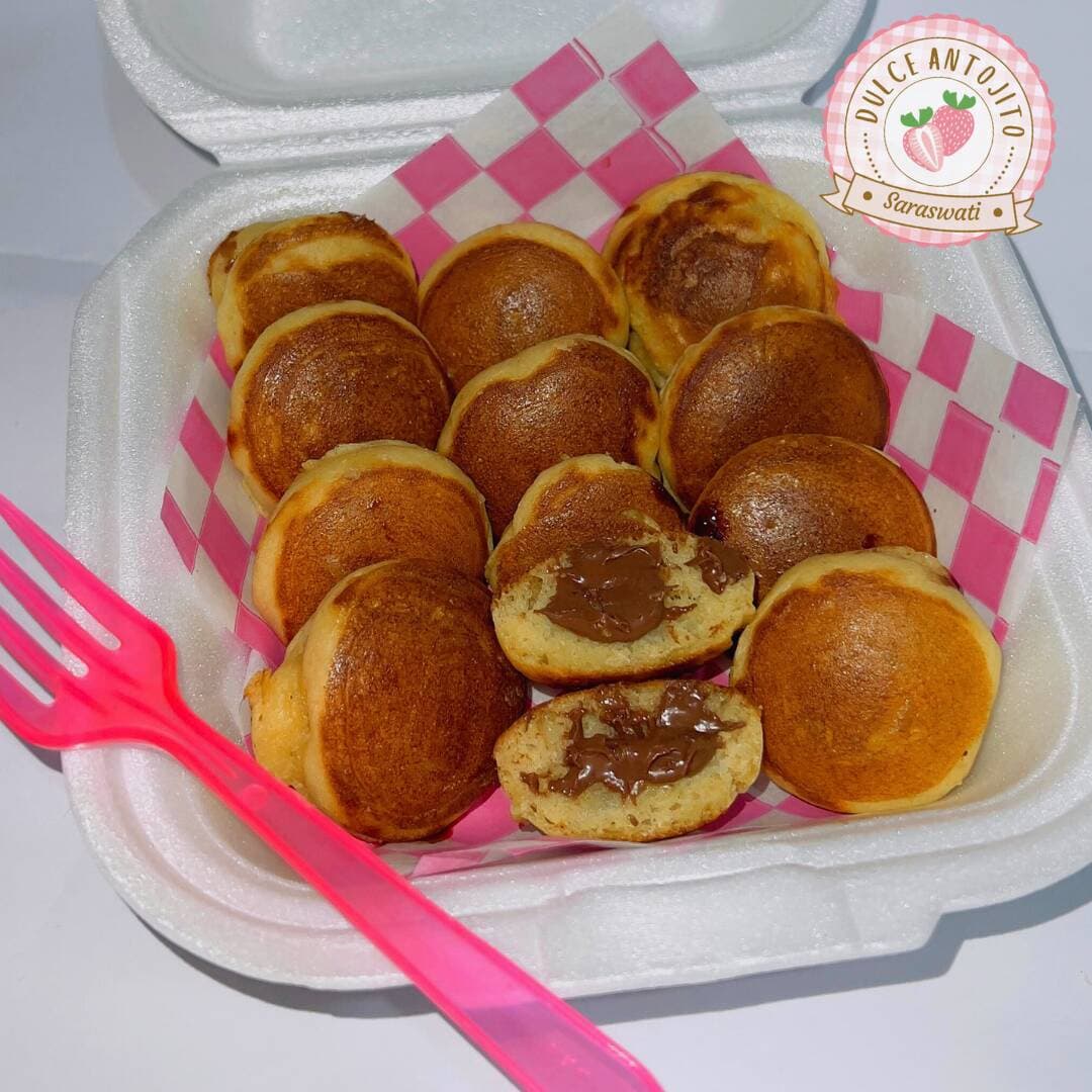 12 Mini Hot Cakes Rellenos