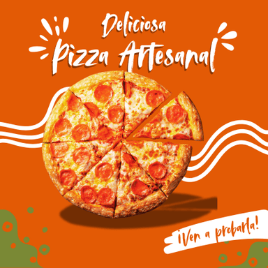 Pizza de Pepperoni Clásica Artesanal