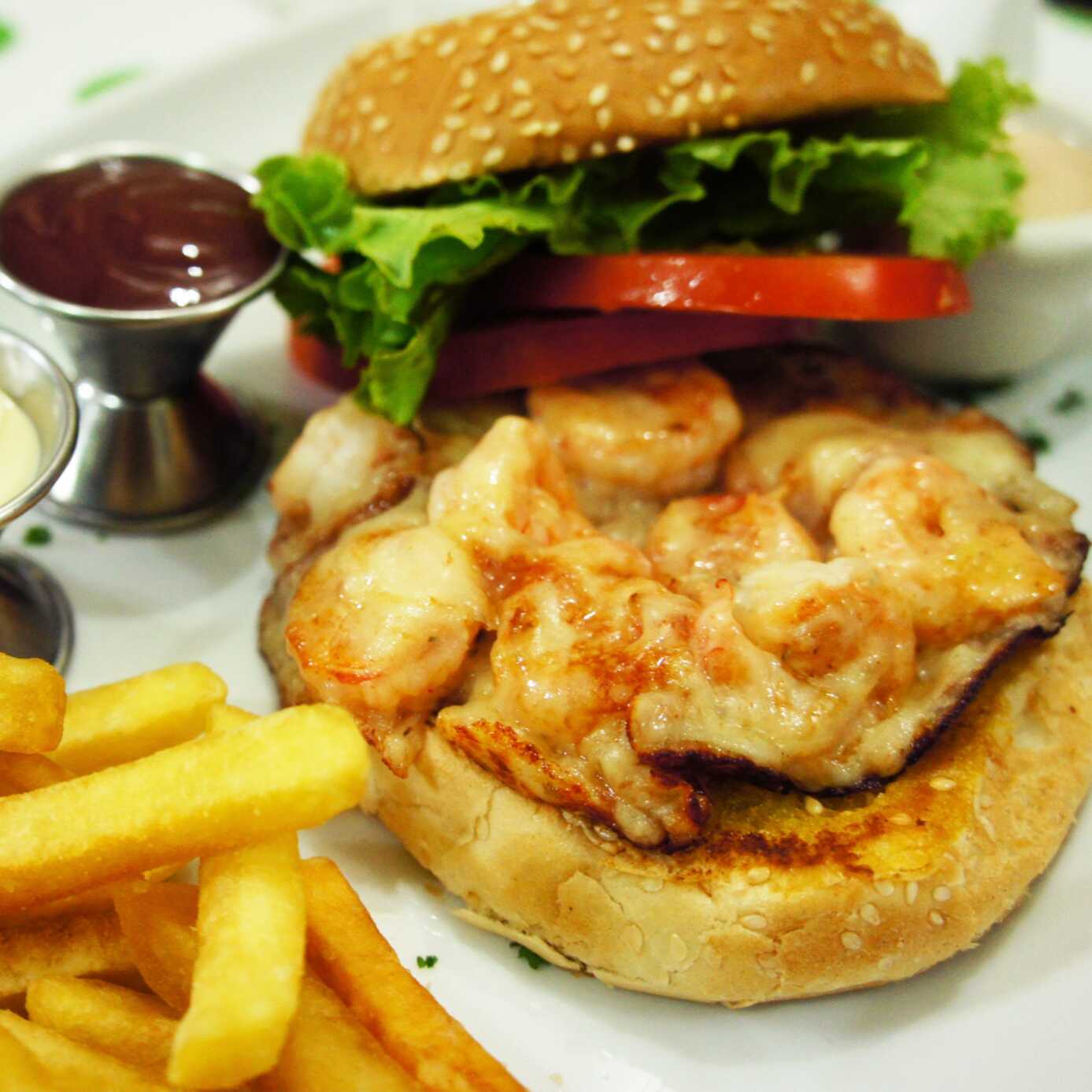 Hamburguesa de Camarón