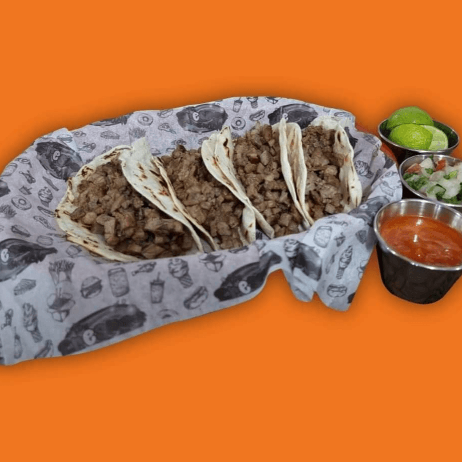 Orden (4) Tacos Mixtos Asada y Pastor