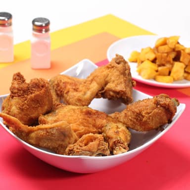 Medio Pollo Apanado