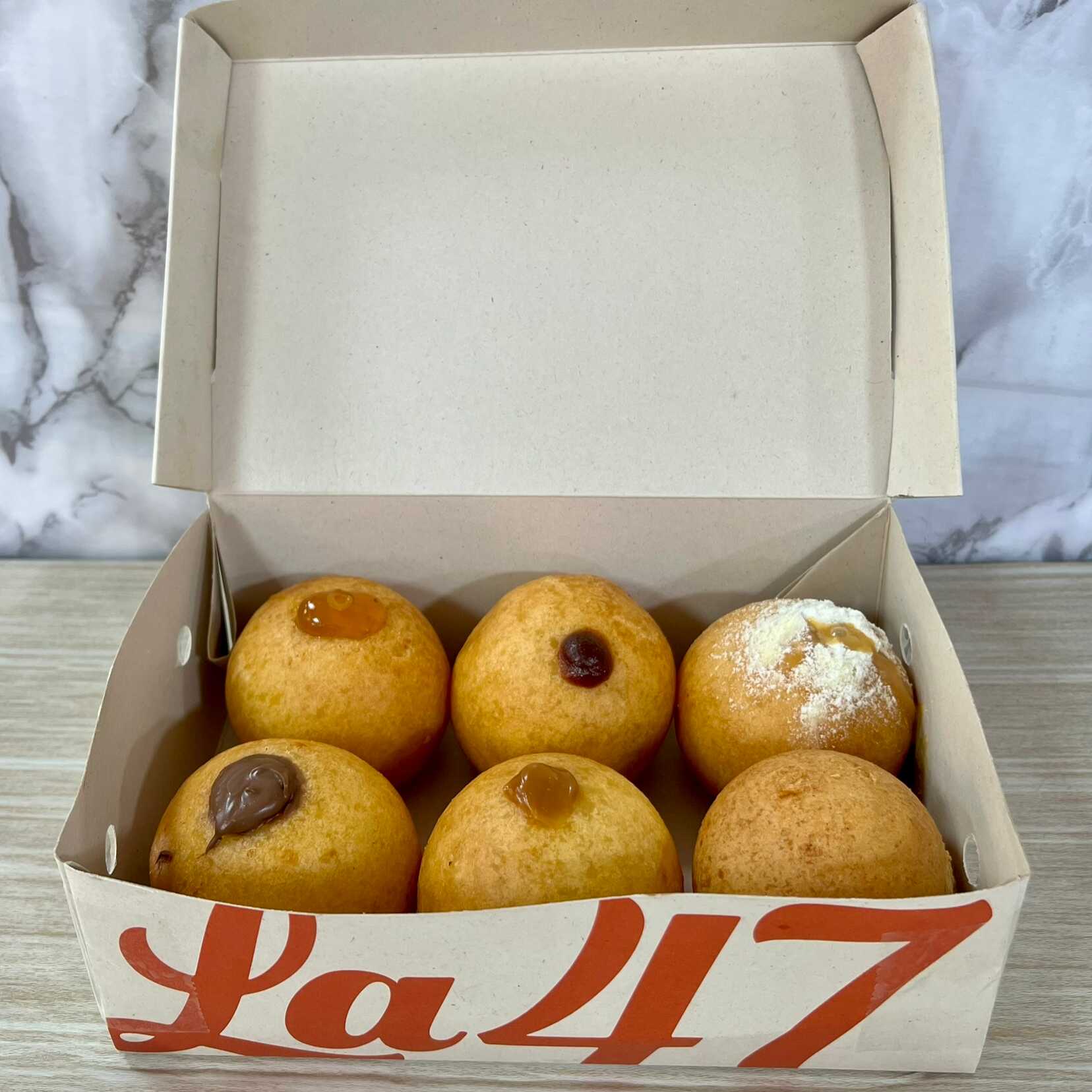 COMBO X 6 BUÑUELOS RELLENOS