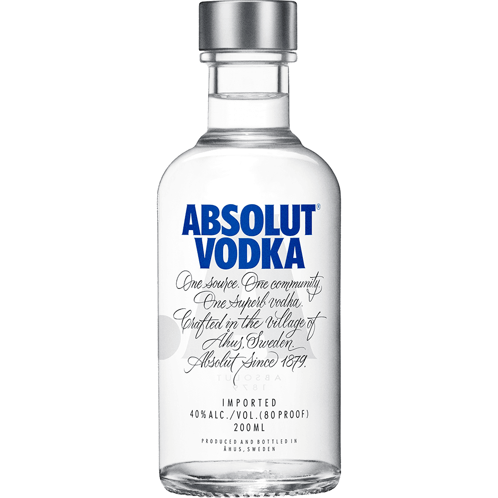 VODKA ABSOLUT 200 ML BOTELLA
