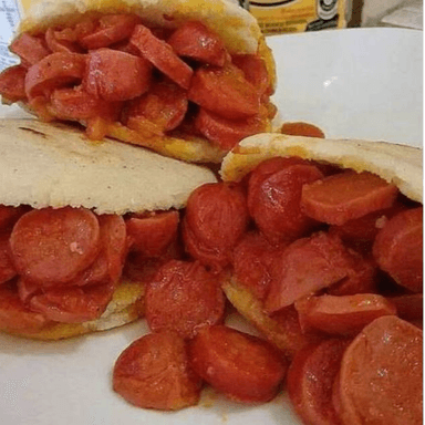 Arepa de Salchicha