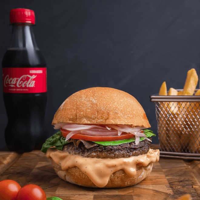 Combo Brisburger Classic + Papas + Gaseosa 250ml