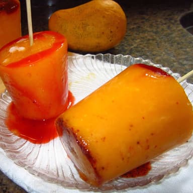 3 Paletas de Hielo de Mango