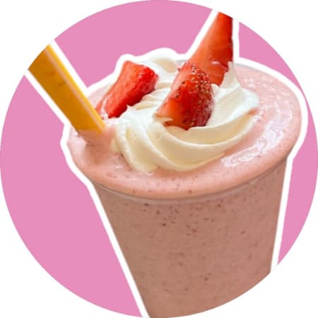 Frappe de Fresas con Crema