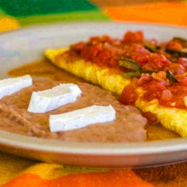 Omelette a la Mexicana