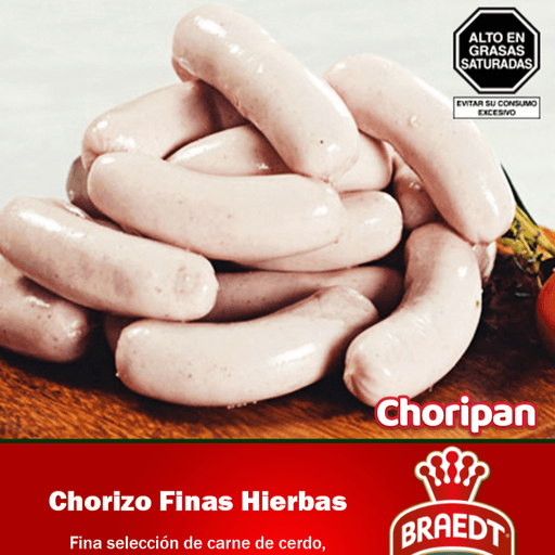Salchicha Finas Hierbas con Queso