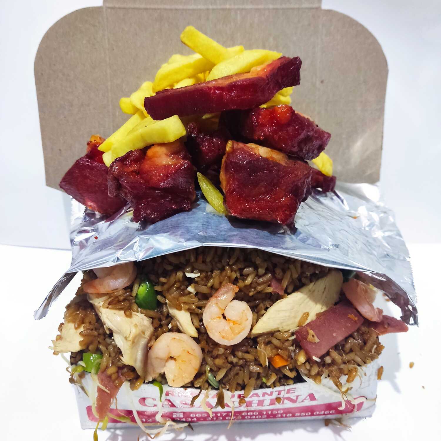 Combo Arroz Chino y Costilla (4 Pers)