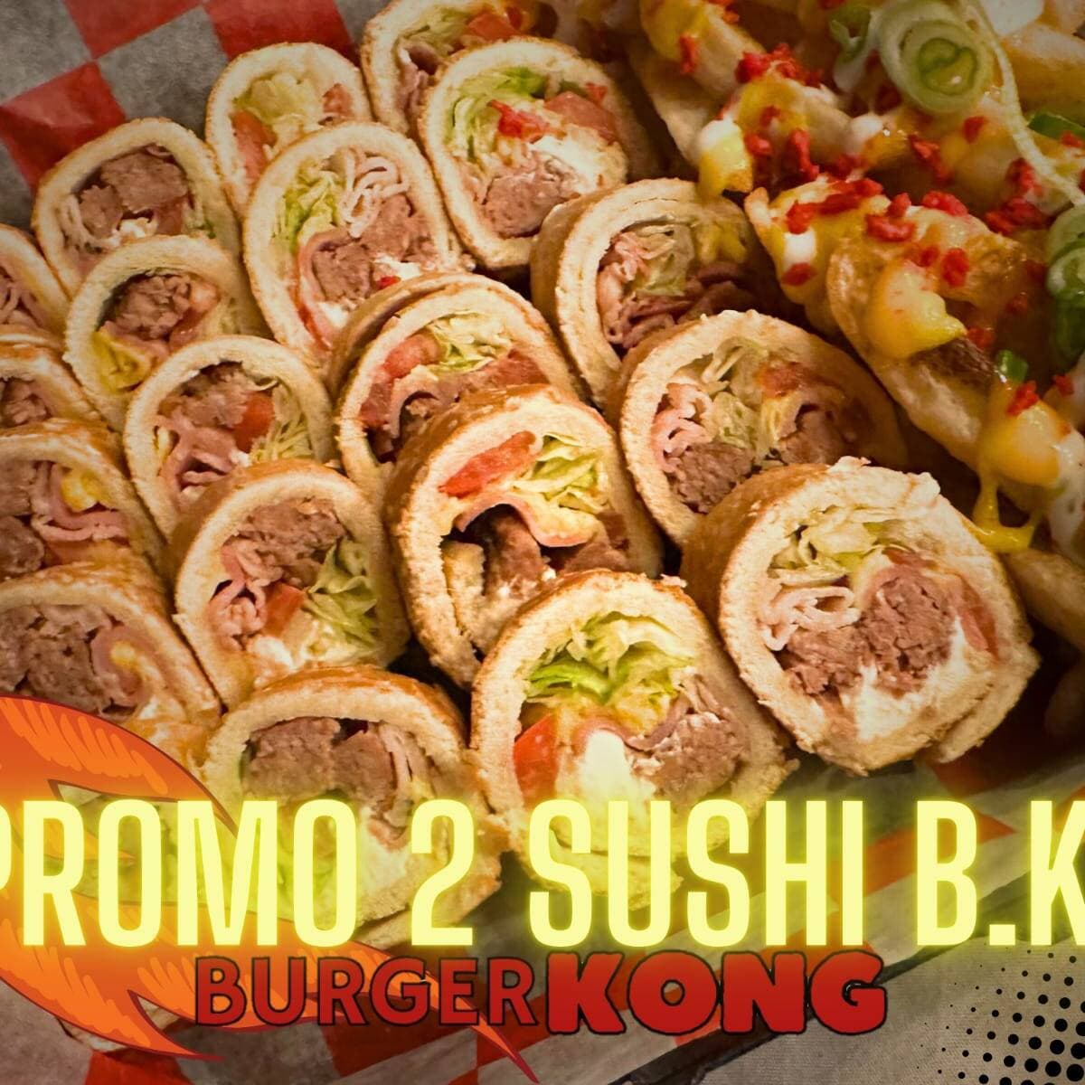 2 Sushi Burgers KONG X $245