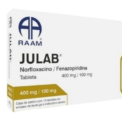 Norfloxacino 400 Mg / Fenazopiridina 100 Mg Julab