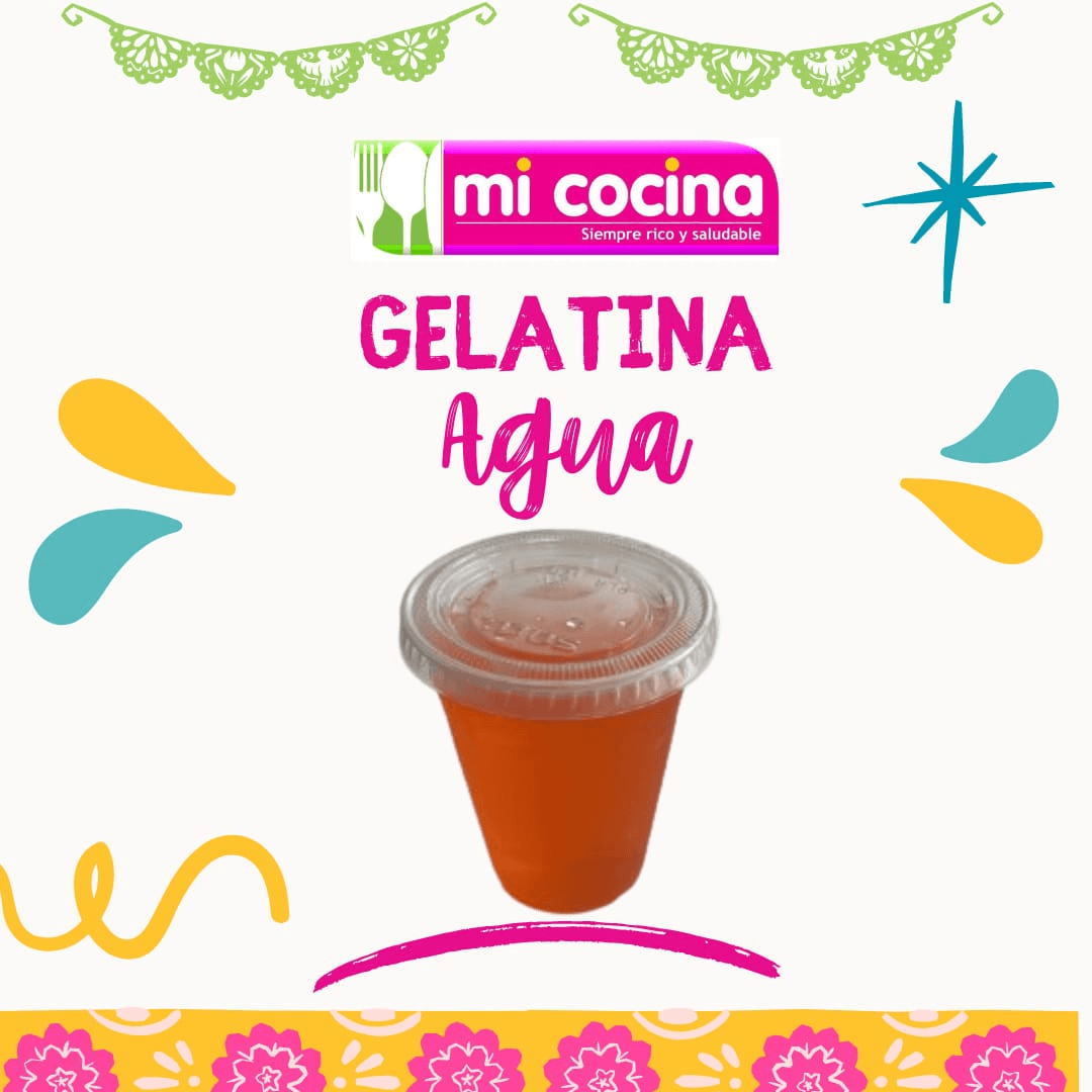 Vaso de Gelatina de Agua