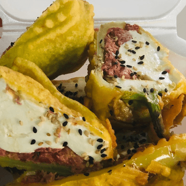 Chiles Gueros Tempura