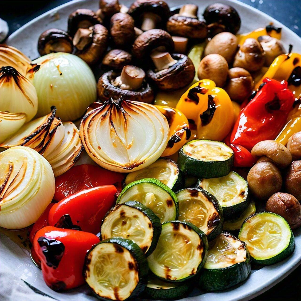 Verduras Asadas al Carbón