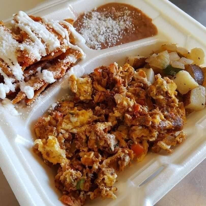 Huevos revueltos con machaca