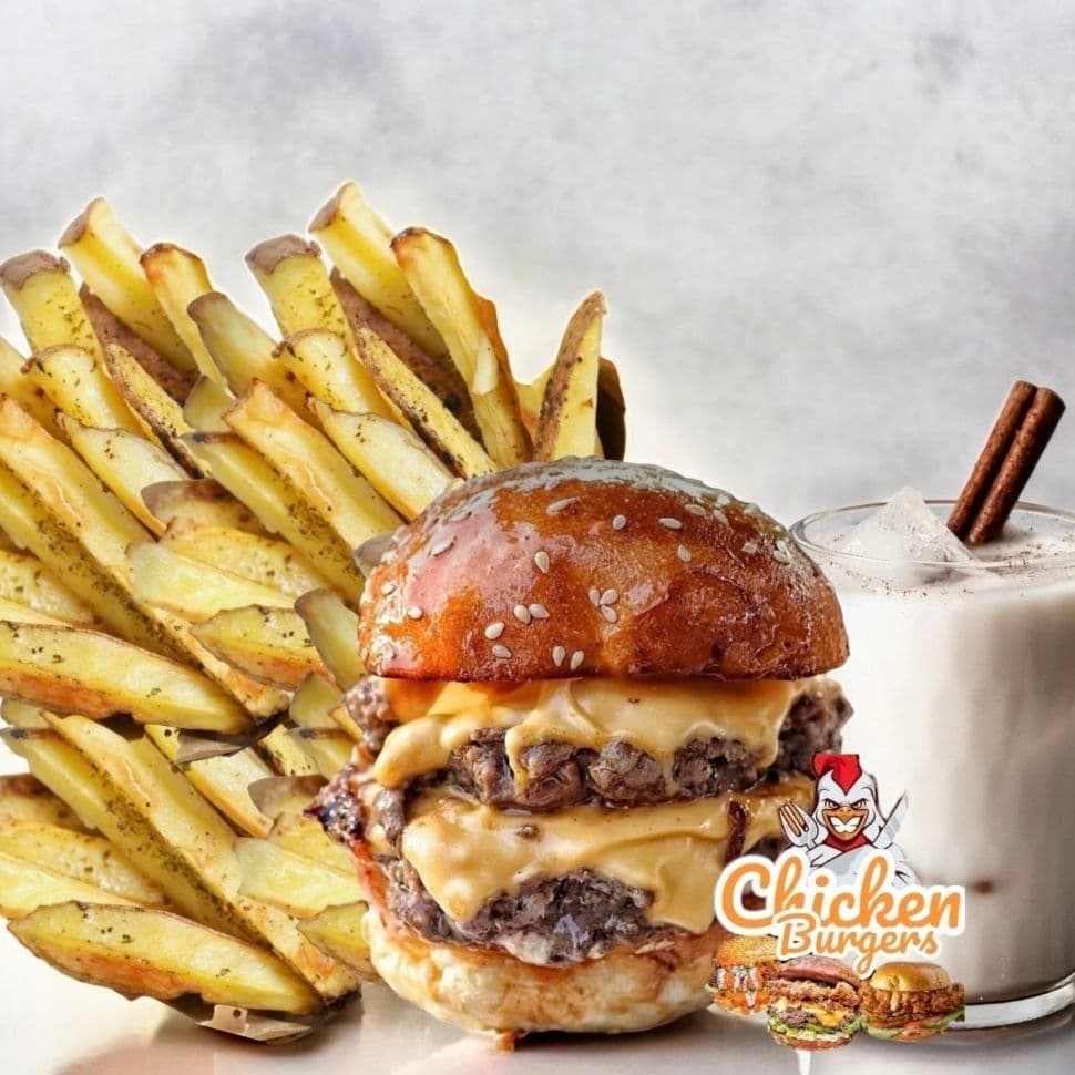 Magnum Burger Papas a la Francesa Horchata