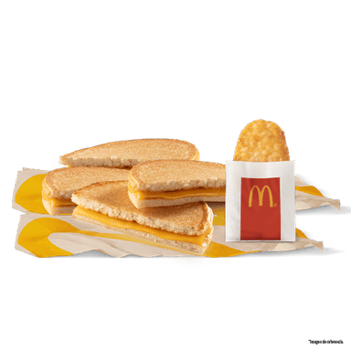 2 McQueso + HashBrown