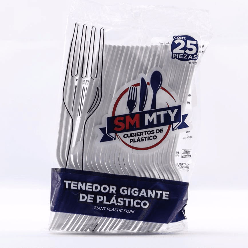 TENEDORES DE PLASTICO 25PZAS