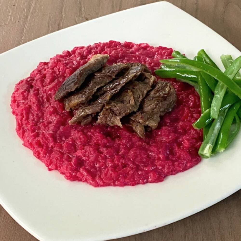 Bajar Peso - Risotto, Carne & Habichuela