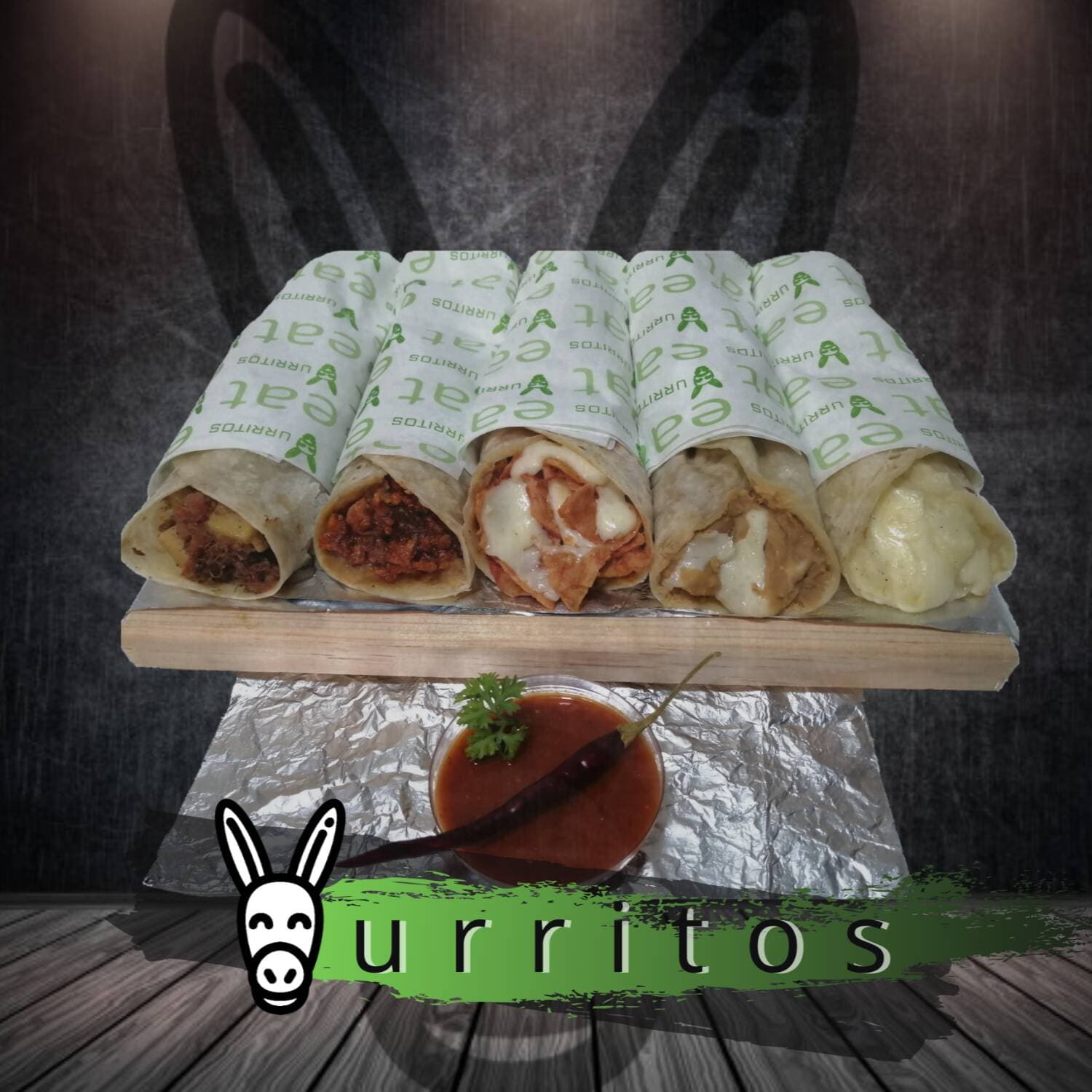 Combo-FAMILIAR 6 Burritos + 2 Bebidas