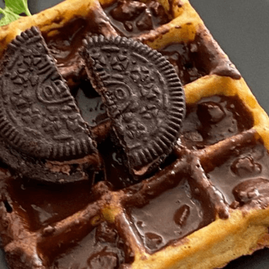 Waffle de Oreo