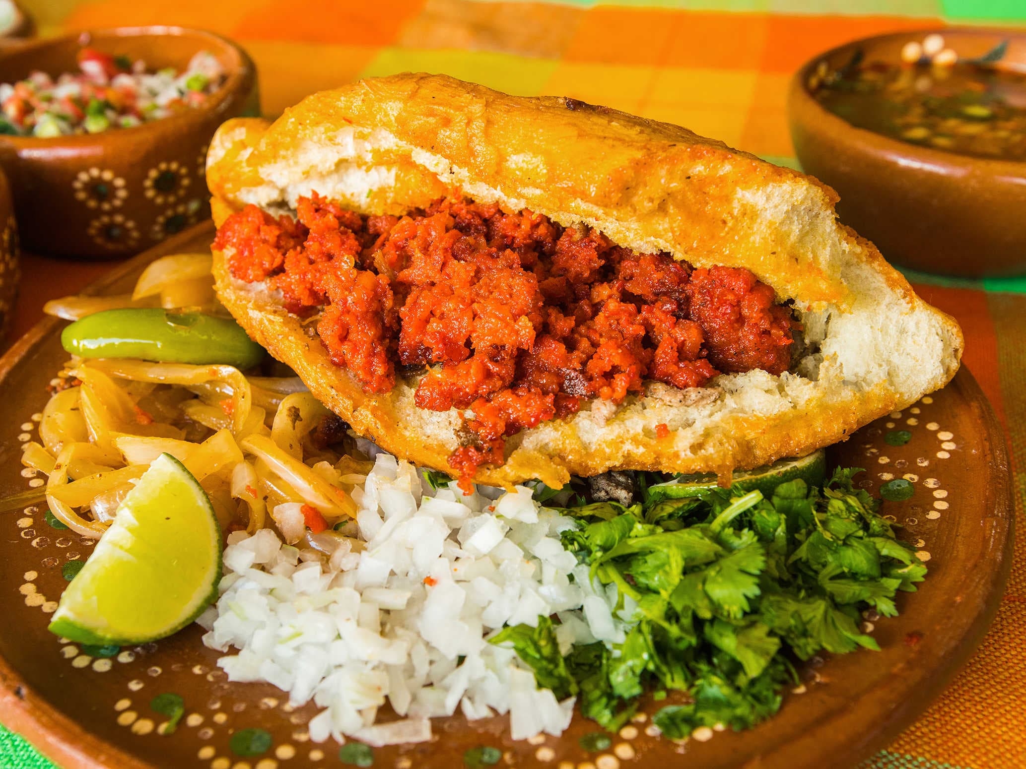 Lonche de Chorizo
