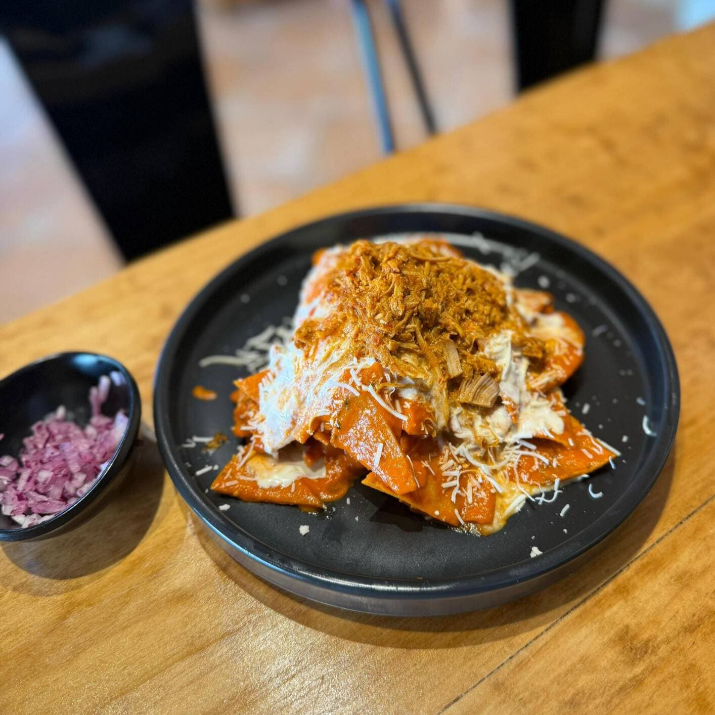 Chilaquiles con Cochinita