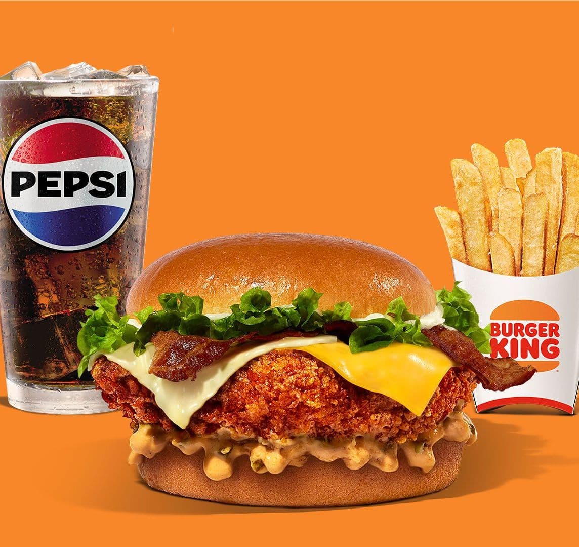 Combo 3 Quesos y Tocino Crispy King