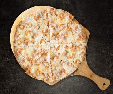 Pizza de camarón
