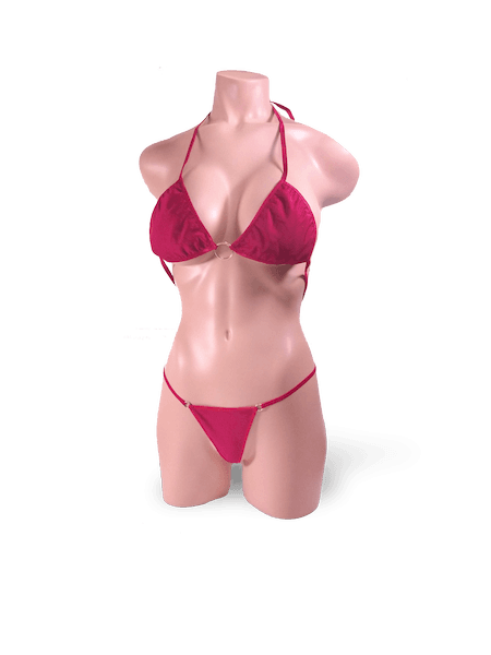 CONJUNTO ROJO CON ARGOLLAS