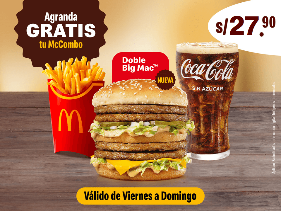 Combo grande Doble Big Mac