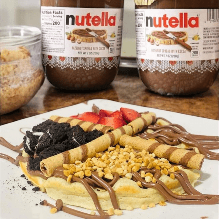 Waffle de Nutella
