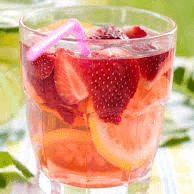 Agua de Limon con Fresa