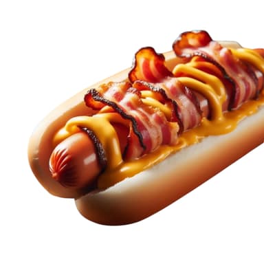 Hotdog Grande con Tocino