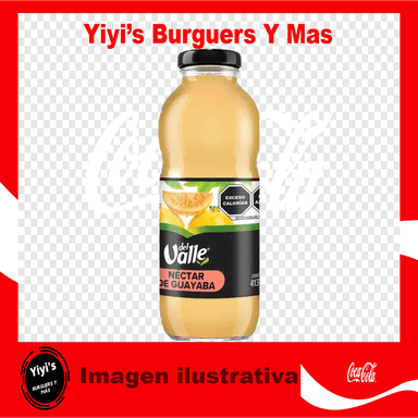 del Valle Guayaba Vidrio 413 Ml