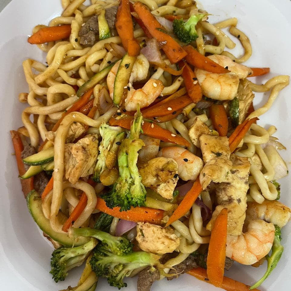 UDON A LA PLANCHA