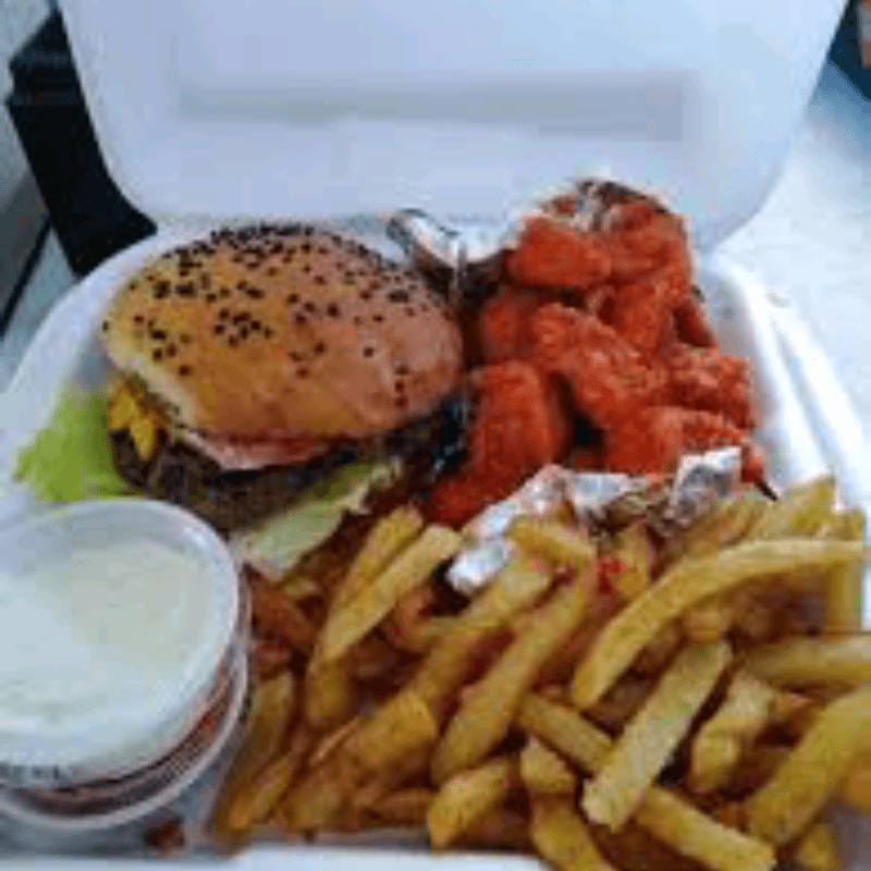 COMBO BONELES/BURGUER